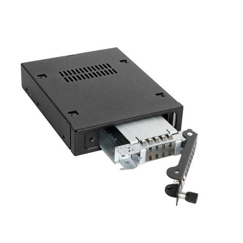 We-Ra. IcyDock 6,3cm SATAI-III/SAS HDD&SSD in 1x3,5 Metall Multimedia-Technik Festplattenwechselr.