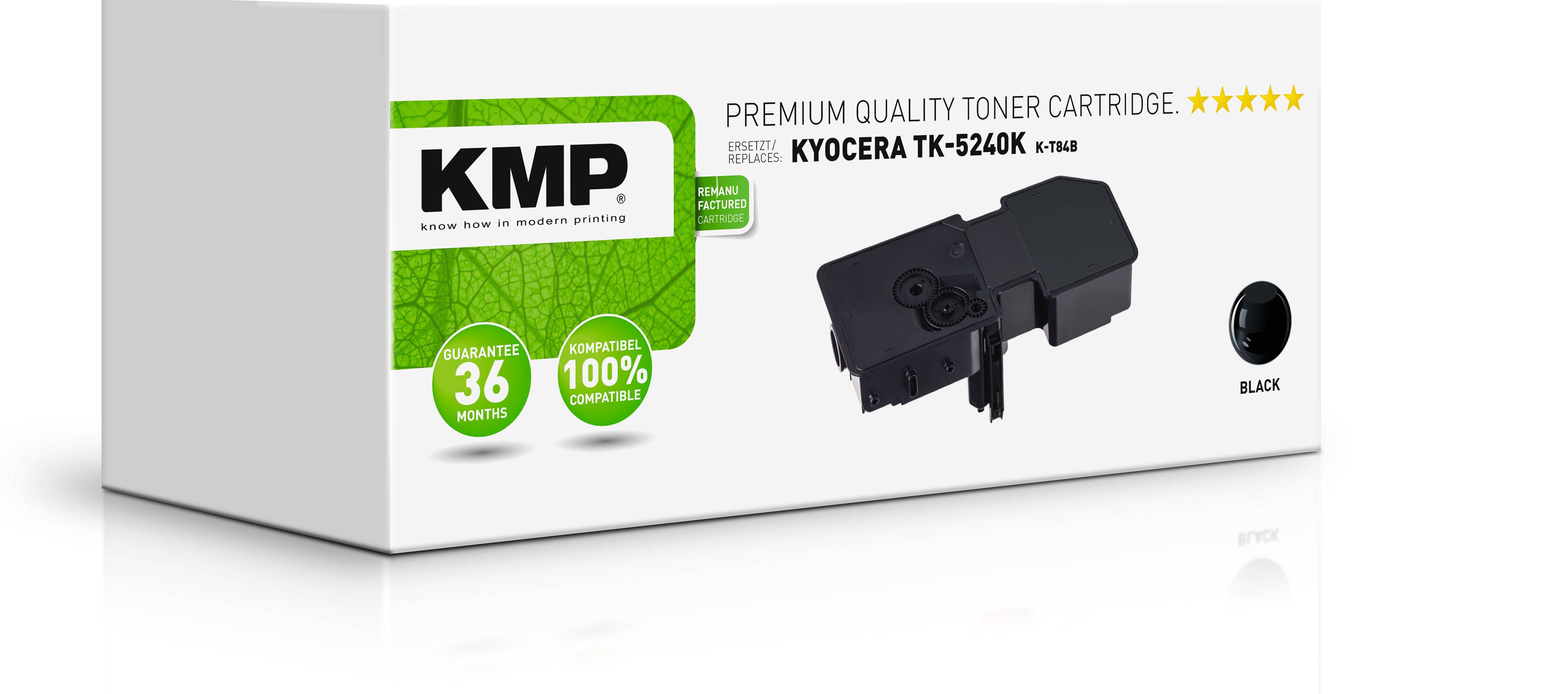 KMP Toner Kyocera TK-5240K/TK5240K black 4000 S. K-T84B remanufactured Multimedia-Technik