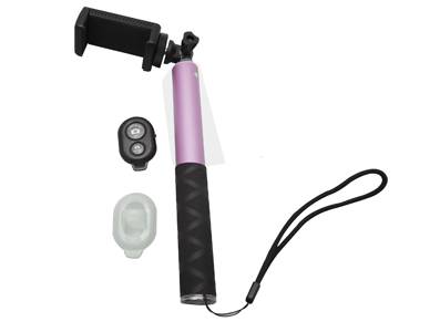 Ultron Selfie-Stick Alu 80 pink Multimedia-Technik Smartphone Zubehör