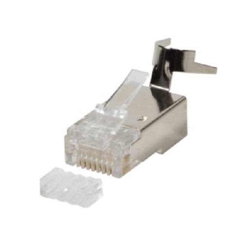 Logilink Modular RJ45 für Cat7,Cat.6A, Cat6 Kabel, 50 Stk. Multimedia-Technik Telefonzubehör