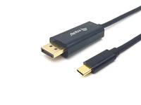 Equip USB-C-zu-DisplayPort-Premium-Kabel, M/M, 1.0 m, 4K/60 Hz Adapter / Konverter USB