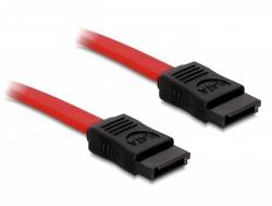 DELOCK SATA-Kabel SATA -> St/St 0.30m rot Multimedia-Technik Sata-Kabel