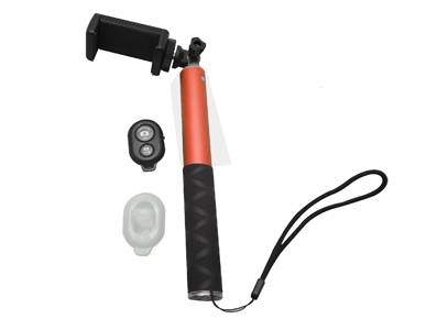 Ultron Selfie-Stick Alu 80 gold/orange Multimedia-Technik Smartphone Zubehör