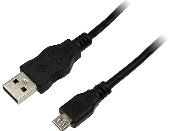 Logilink USB Kabel A -> micro B St/St 3.00m schwarz Multimedia-Technik USB-Kabel