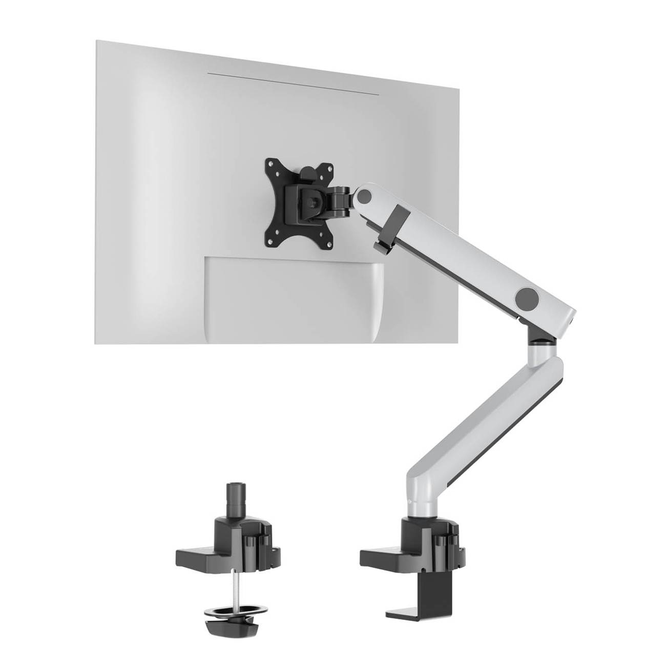 DURABLE Monitorhalt. SELECT PLUS m Arm f 1 Mon. Tischb. Sil. Multimedia-Technik Halterungen