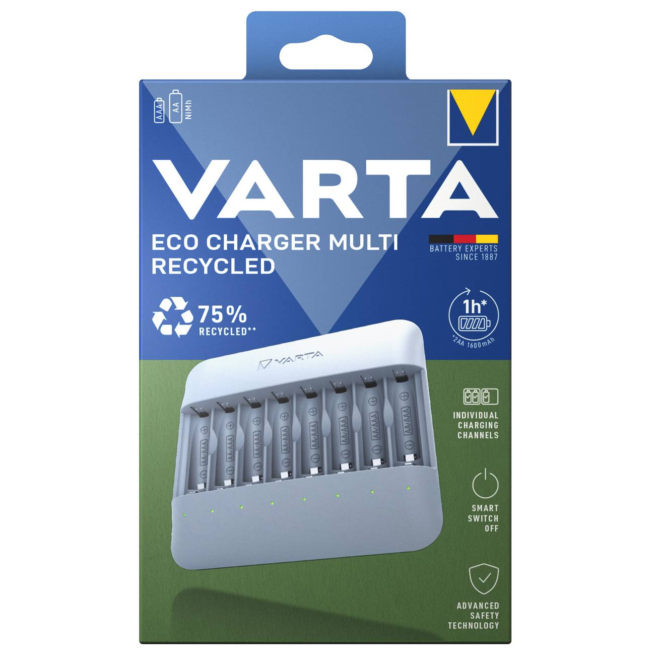 Varta Ladegerät Eco Charger Multi Recycled Multimedia-Technik