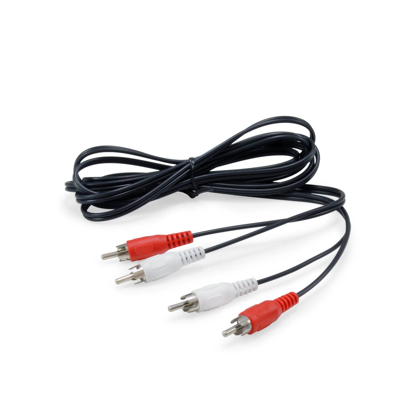 Equip Audiokabel 2xRCA->2xRCA St/St 2.50m schwarz Polybeutel Multimedia-Technik
