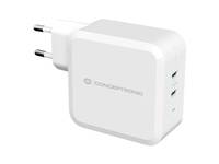 Conceptronic ALTHEA 2-Port 100W GaN USB-C PD-Ladegerät Multimedia-Technik Ladegerät