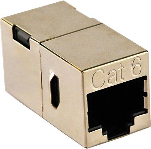Schwaiger Doppelkupplung 8(8)/8(8 RJ45 CAT 6 Norm Multimedia-Technik Netzwerkzubehör