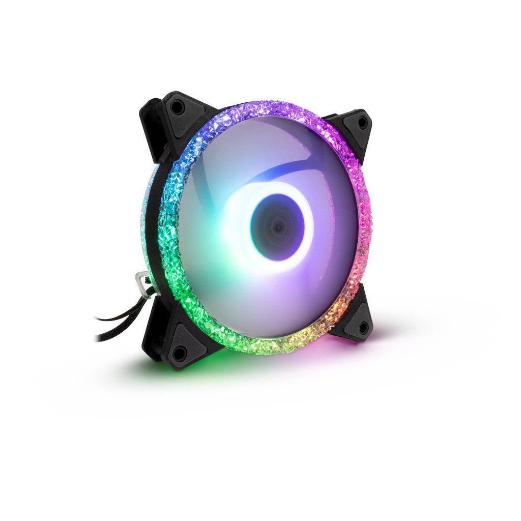 Inter-Tech Lüfter 120*120*25 ARGUS RS-071 RGB,Kristall-Effek retail Multimedia-Technik Sonstiges