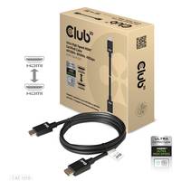 CLUB3D Ultra High Speed HDMI 4K120Hz, 8K60Hz Certified Cable 48Gbps M/M 1.5 m/4.92 ft HDMI-Kabel