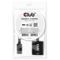 CLUB3D DisplayPort™ to VGA Black Active Adapter M/F Multimedia-Technik Displayport-Adapter