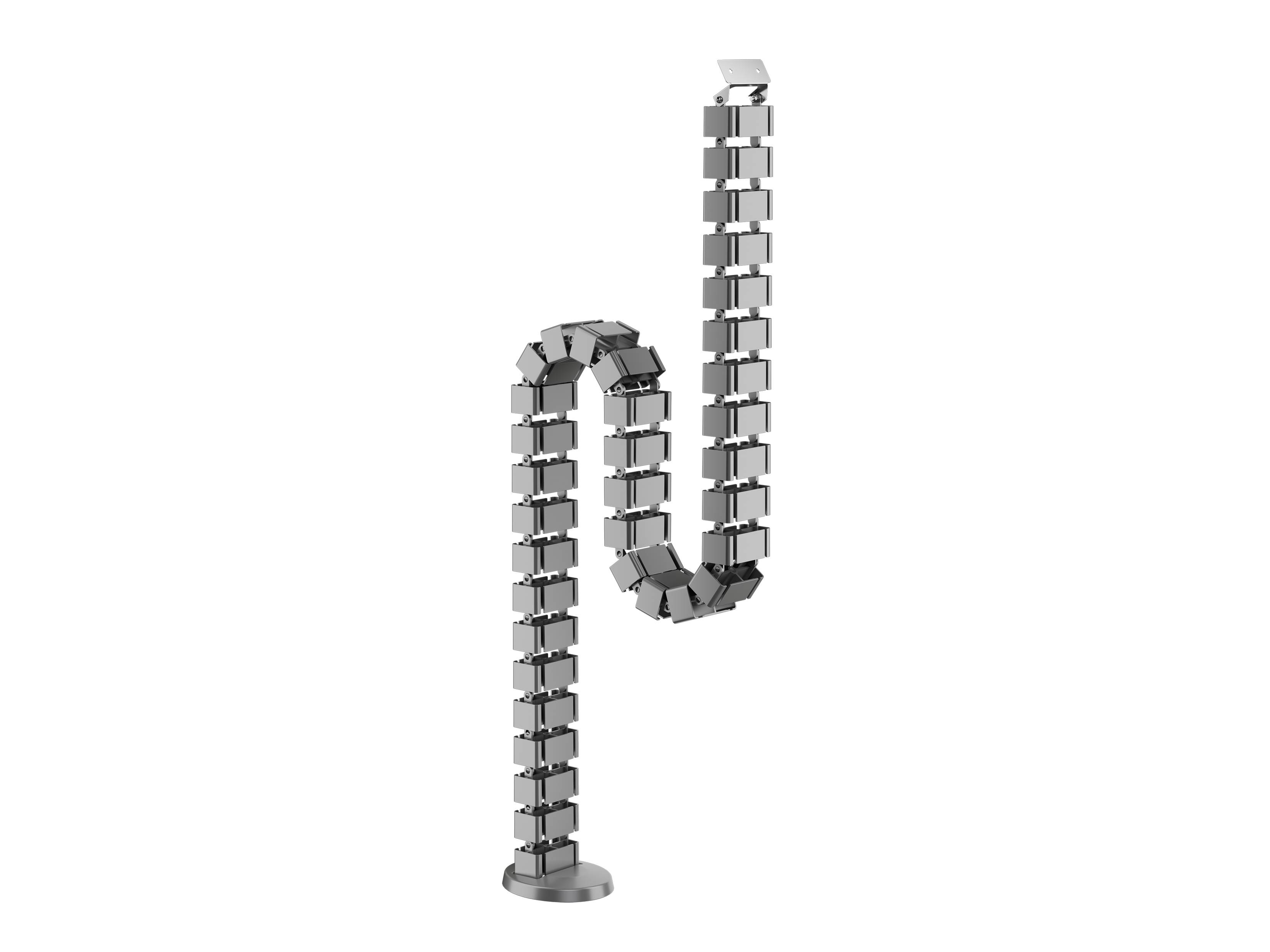 Equip Deluxe-Spiralkabelschlauch mit Untertischmontage grau lite Retail Multimedia-Technik