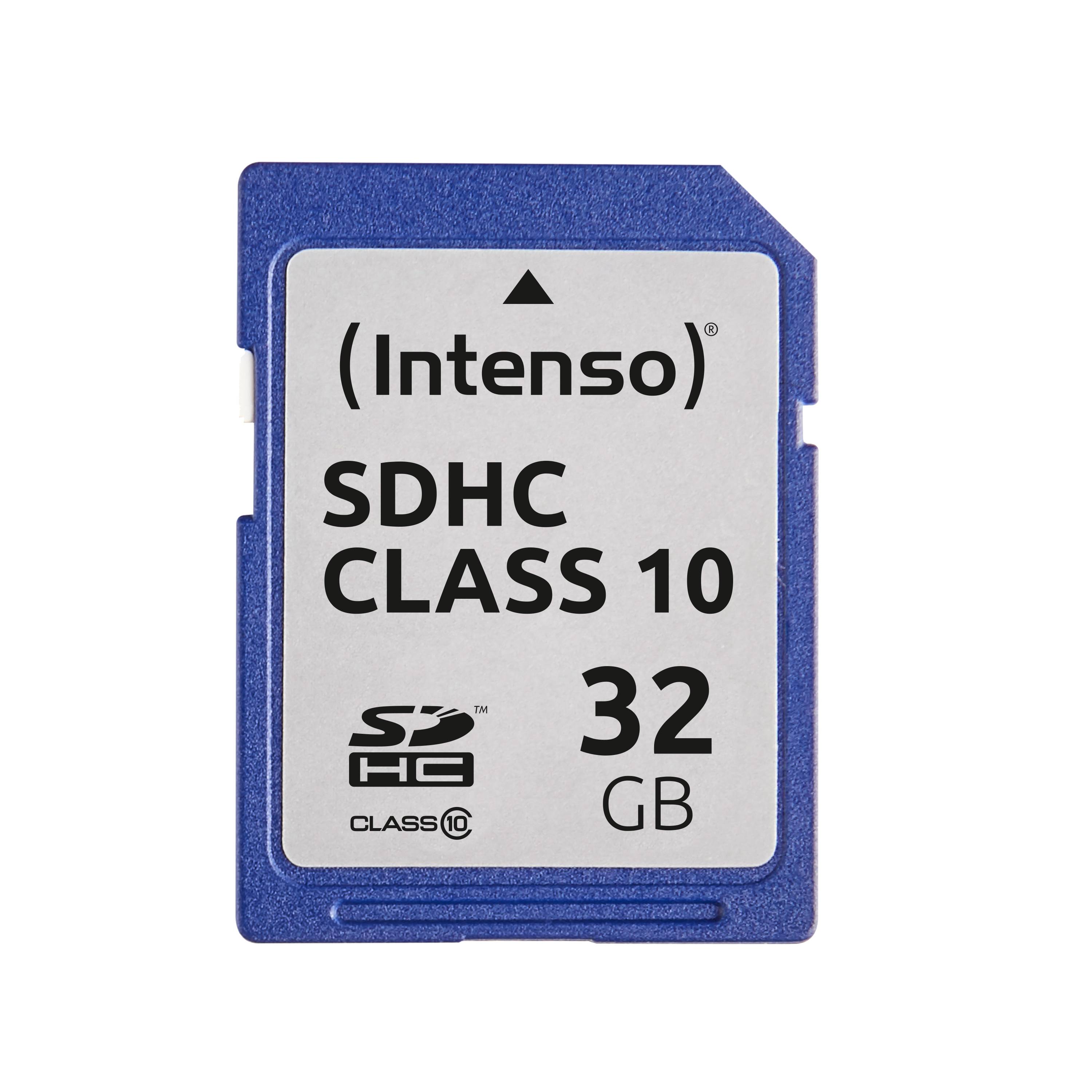SD Card 32GB Intenso Class10 Multimedia-Technik SD Karten