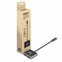 CLUB3D MST hub USB3.2 Gen2 Type-C(DP Alt-Mode) to DisplayPort + HDMI 4K60Hz M/F Multimedia-Technik