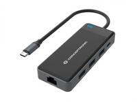 Conceptronic DONN14G laptop-dockingstation & portreplikator Kabelgebunden USB 3.2 Gen 1 (3.1 Gen 1)