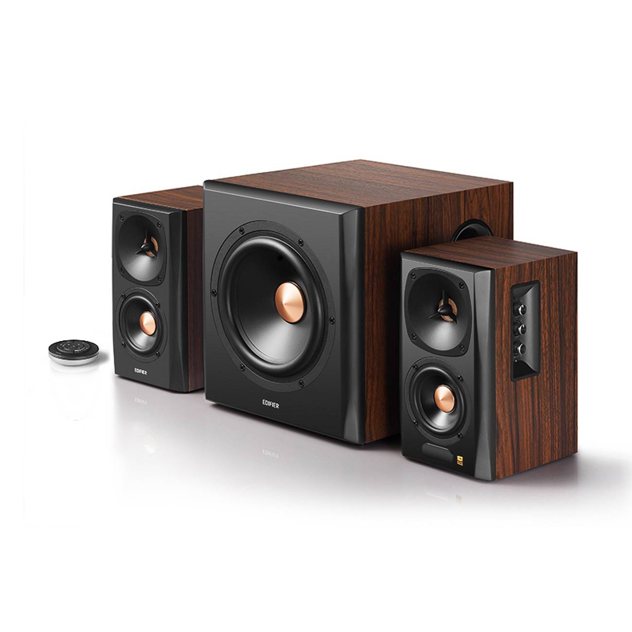 Edifier S360DB 2.1 holz/schwarz Bluetooth retail Multimedia-Technik Aktivboxen