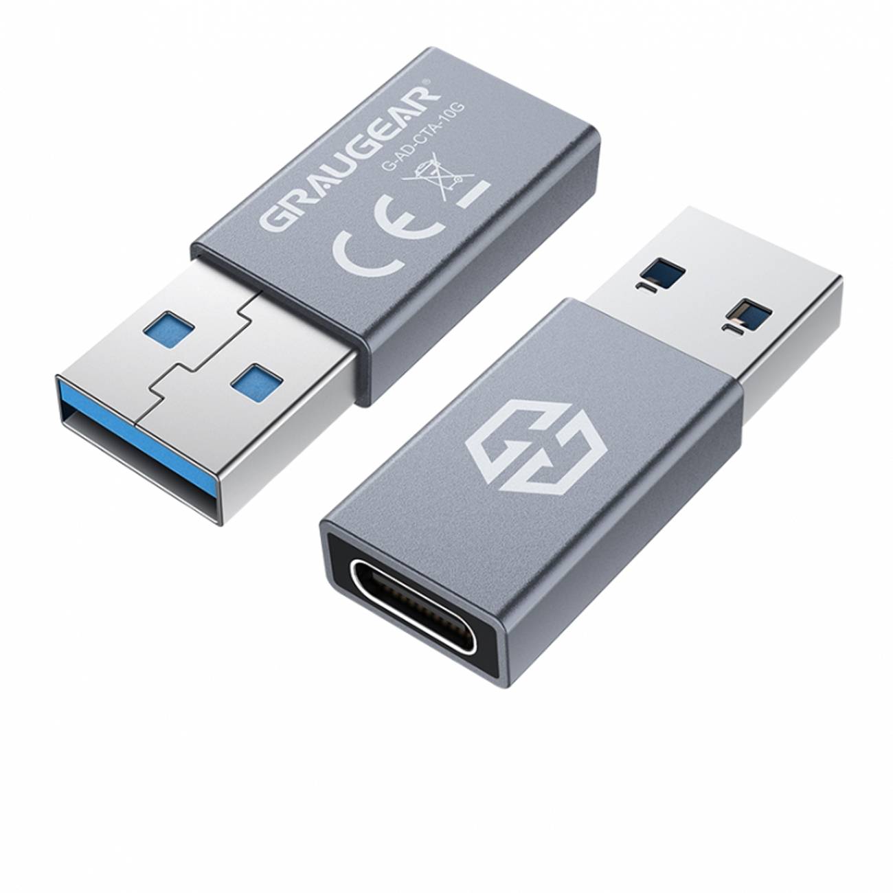 GRAUGEAR USB 3.2 Adapter Type-C zu Type-A 10 Gbit/s retail / Konverter USB