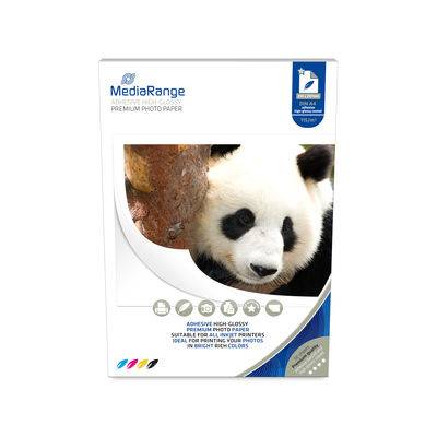 MediaRange kleb Fotopapier hochglän. 210x297mm 115g 50 Blatt Multimedia-Technik Papier