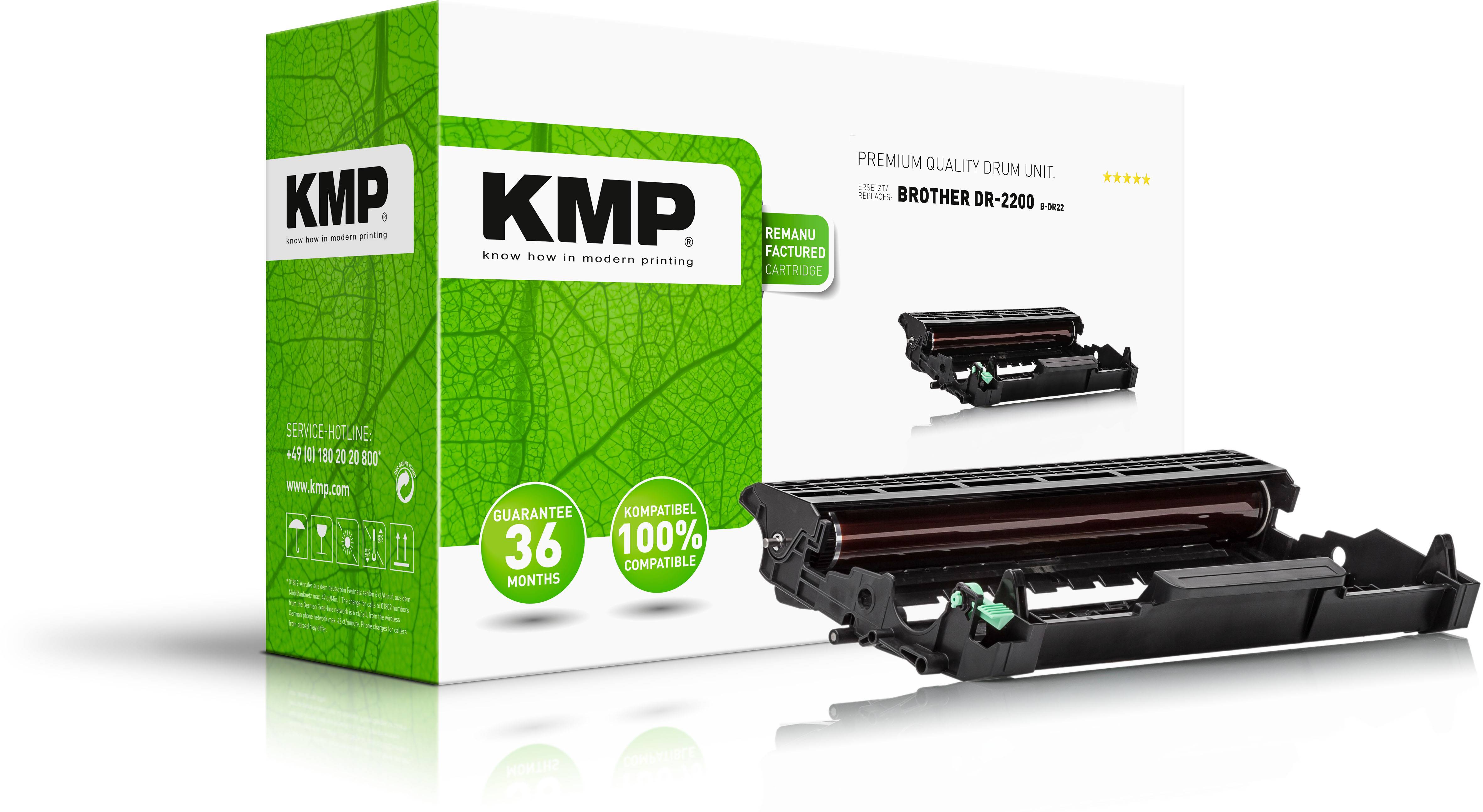 KMP Trommel Brother DR-2200/DR2200 12000 S. B-DR22 remanufactured Multimedia-Technik Toner