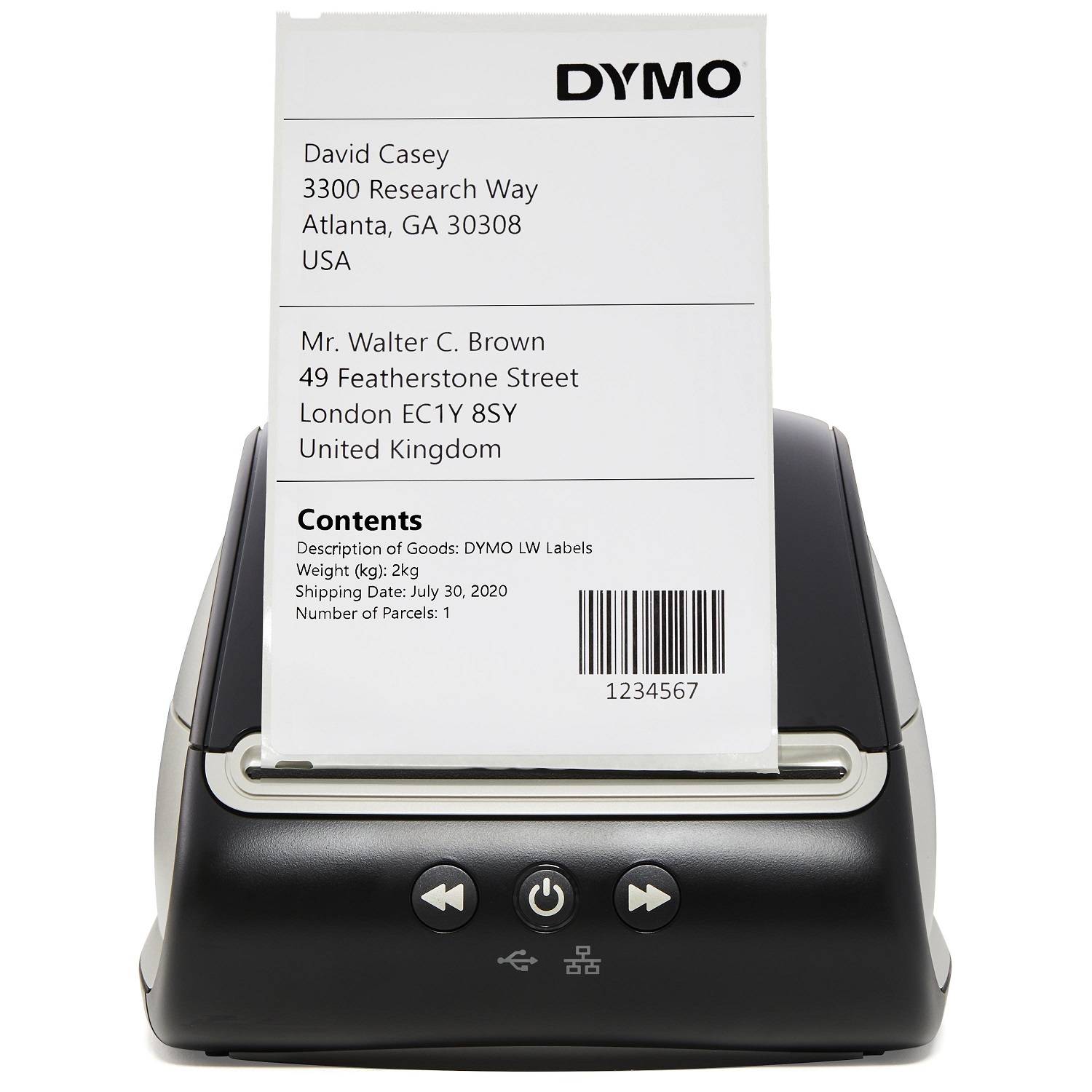 DYMO LabelWriter 5XL bis 106mm breite LW-Eti.UPS/DHL 53/Min Multimedia-Technik Etikettendrucker