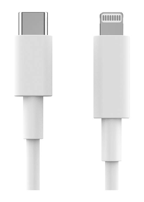 2GO USB Datenkabel Type-C 3.1 auf Lightning 1m weiß Multimedia-Technik Apple Zubehör