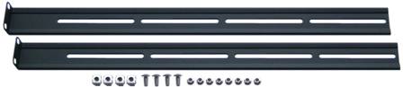 aixcase Montageschienen für 19 Tastaturschubladen schwarz Multimedia-Technik 19 Zubehör