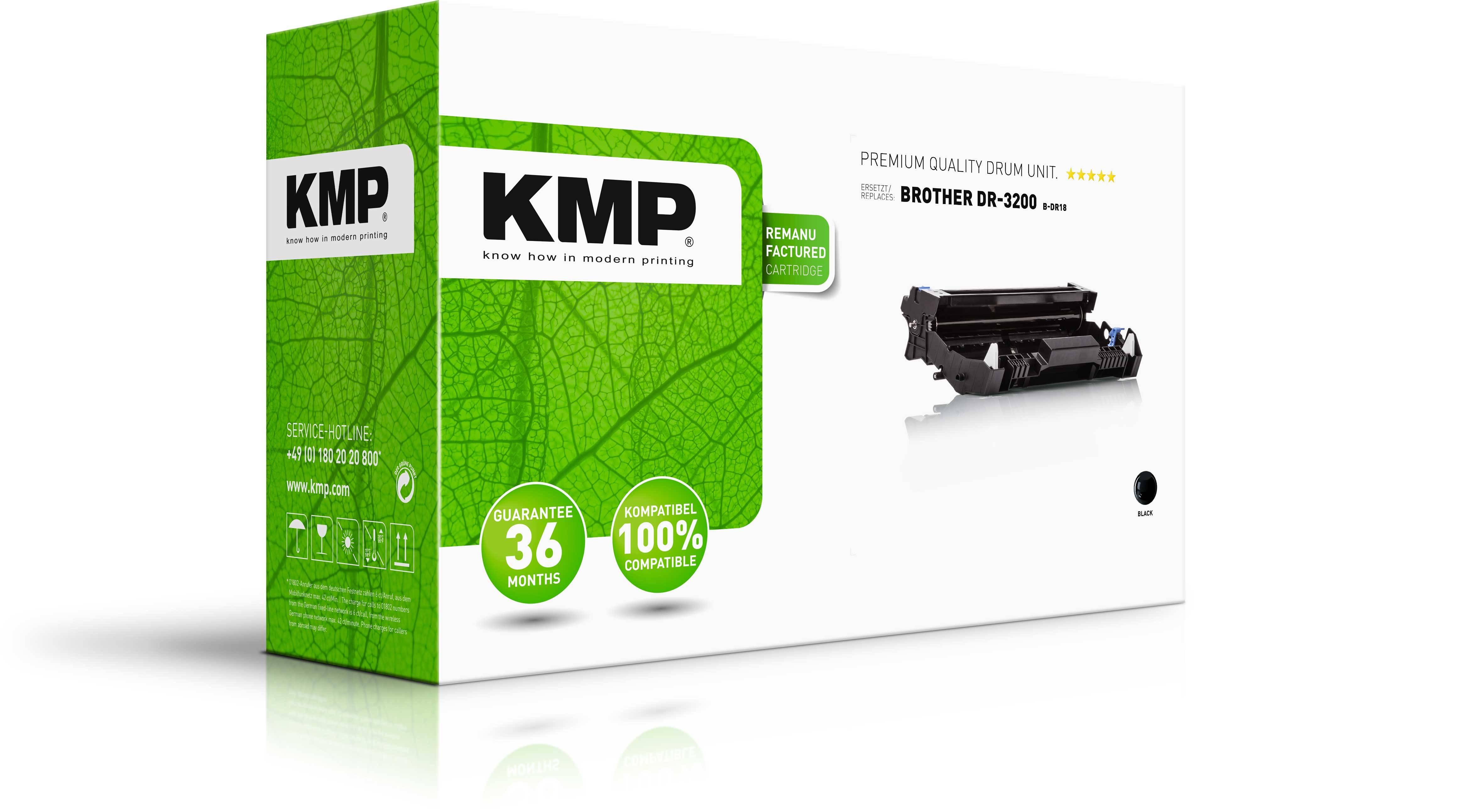 KMP Trommel Brother DR-3200/DR3200 25000 S. B-DR18 remanufactured Multimedia-Technik Toner