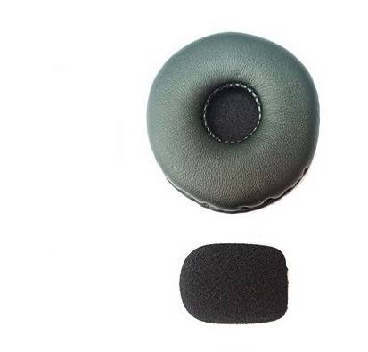 GEQUDIO Set Ersatzpolster für Ohr (2Stk) und Mikrofon (1Stk) Multimedia-Technik TK-Zubehör
