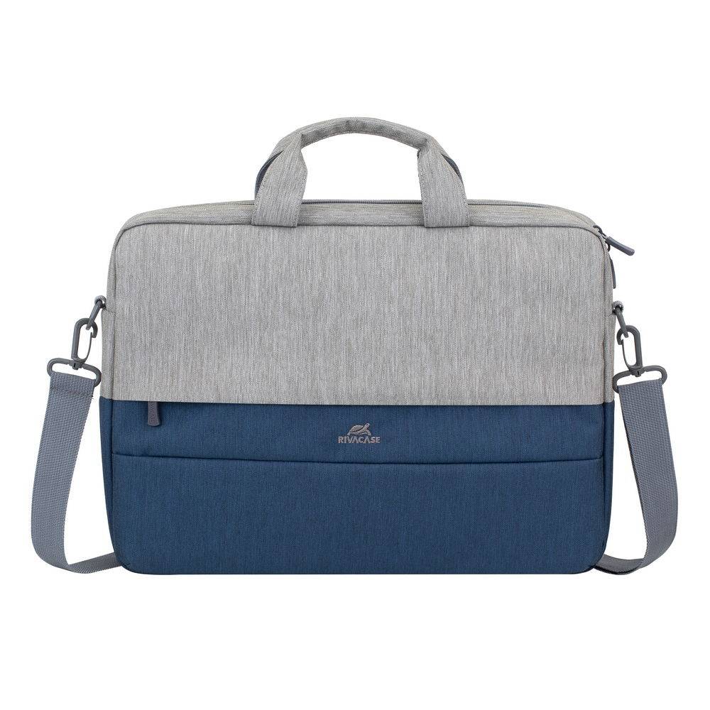 Riva NB Tasche Prater 15,6 grau/blau 7532 Multimedia-Technik Notebooktaschen