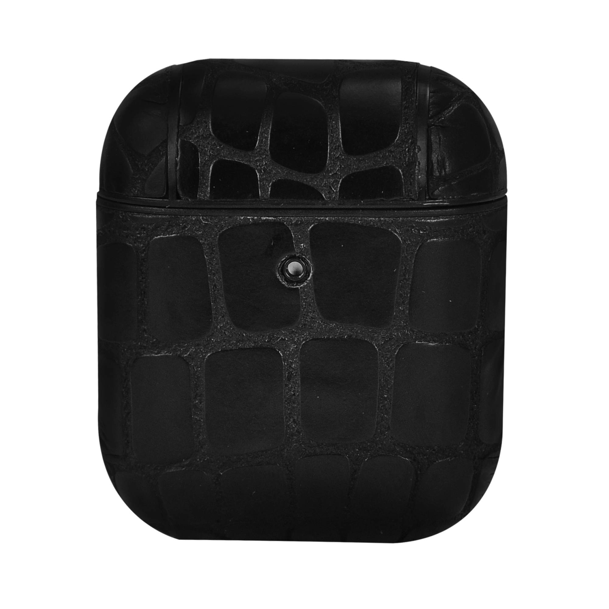 TERRATEC AirPods Case AirBox Stone Pattern Black Multimedia-Technik Apple Zubehör