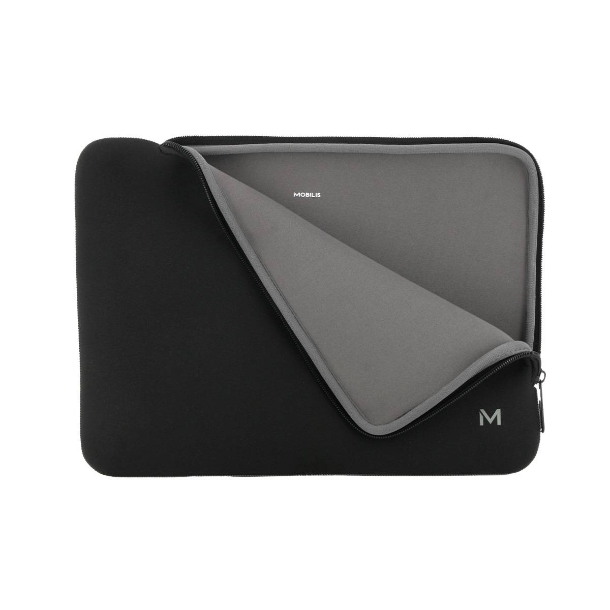 Mobilis Skin Sleeve 12.5-14 - Black and grey Multimedia-Technik Notebook-Sleeve