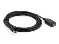 Equip 133346 USB Kabel USB 3.2 Gen 1 (3.1 Gen 1) 5 m USB A Schwarz Multimedia-Technik USB-Kabel