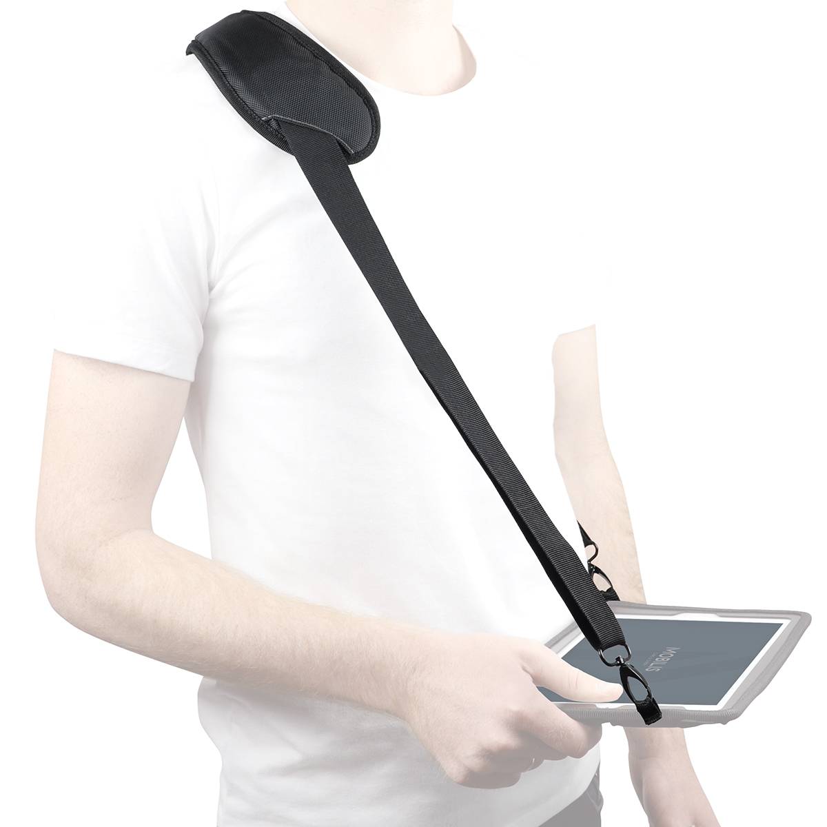 Mobilis Ergonomic Shoulder Strap mit Soft Ringen Multimedia-Technik Notebookzubehör