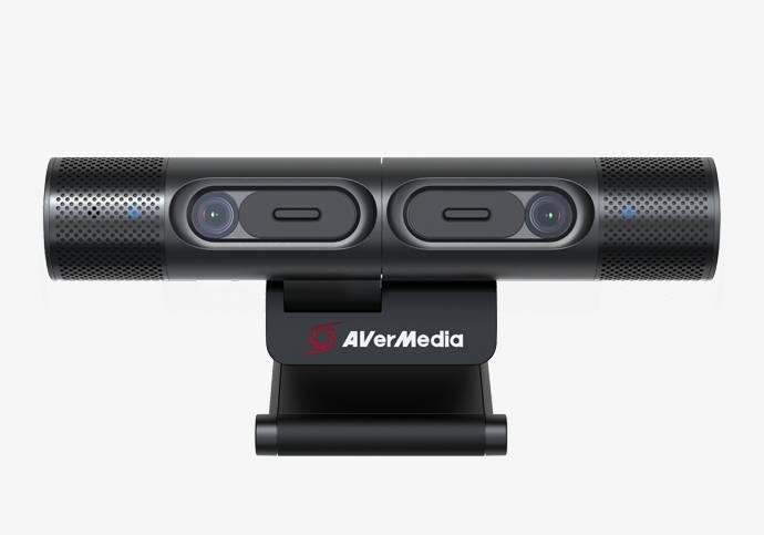 AVerMedia Webcam, DUALCAM Cam PW313D, inkl. Micro Eingabe / Ausgabe Webcams