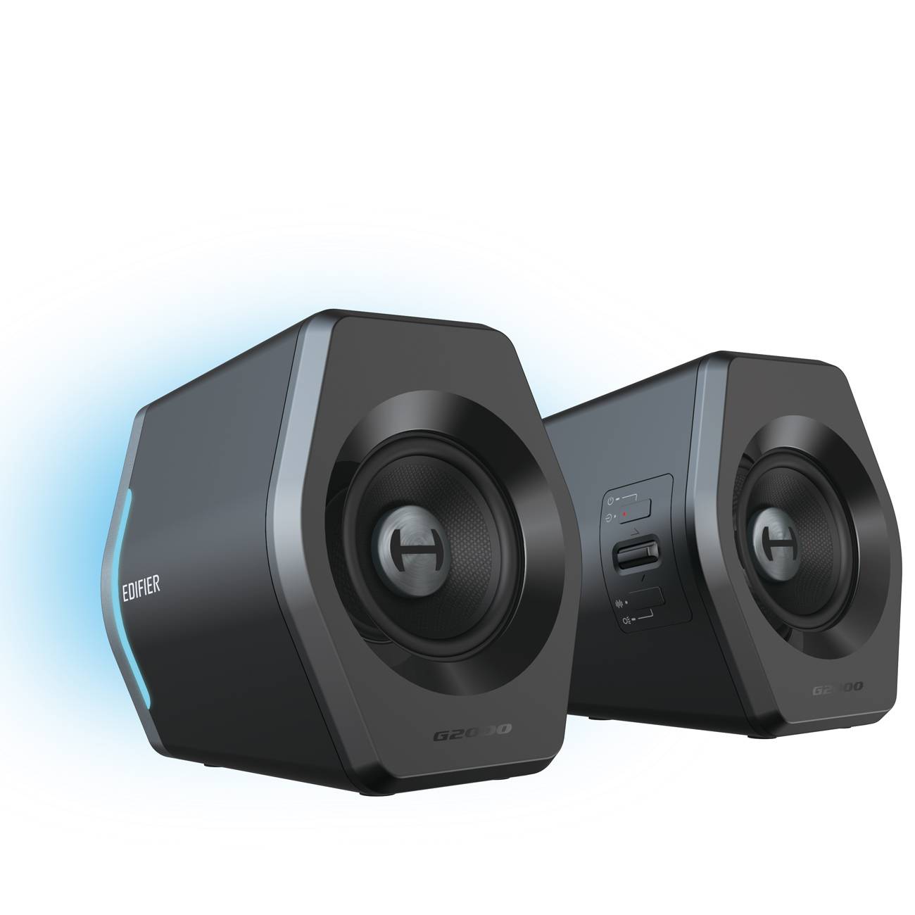 Edifier G2000 2.0 Bluetooth Gaming RGB schwarz retail Multimedia-Technik Aktivboxen