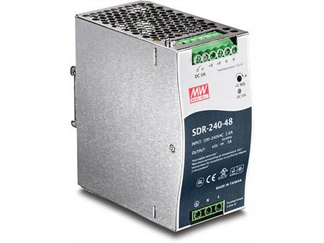 TRENDnet DIN Rail 48V 240W Power Supply for TI-PG80 Multimedia-Technik Switch Zubehör