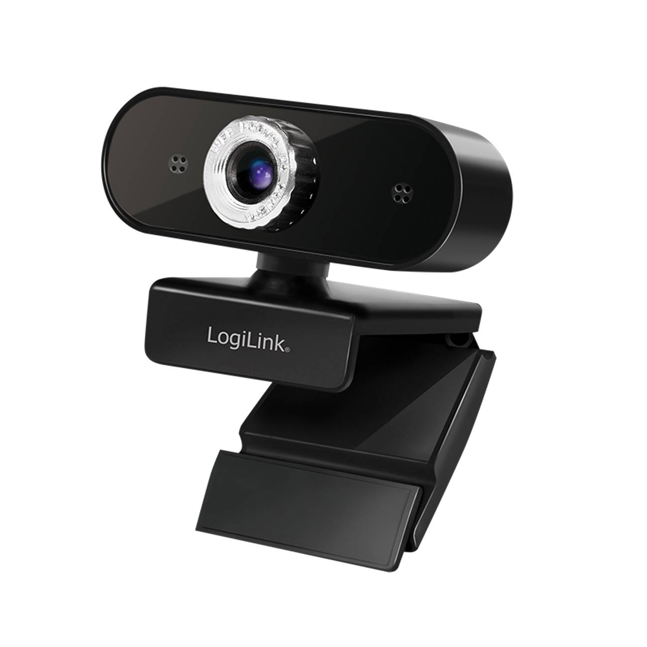 Logilink Webcam 1080p FHD + Mikrofon schwarz Eingabe / Ausgabe Webcams