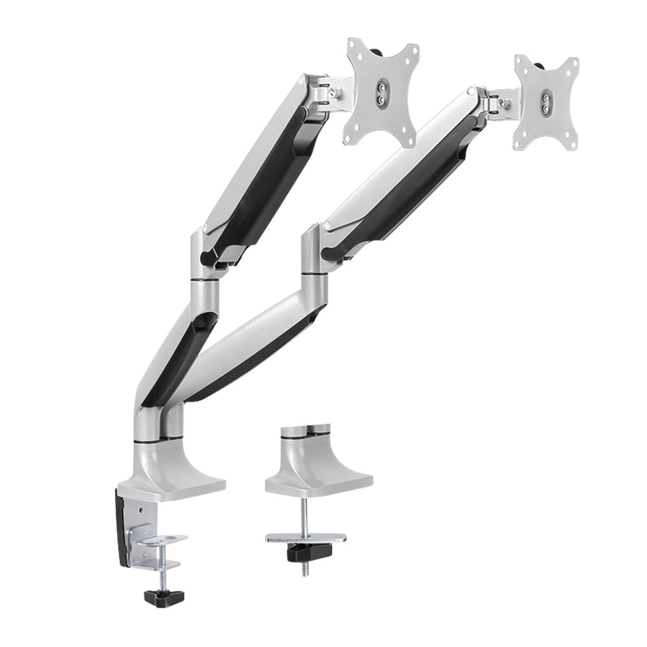 Logilink TIS 13-32 2TFT 3Gelenke silb. Max. 9KG Gasdr.fed. Multimedia-Technik Tischhalter für