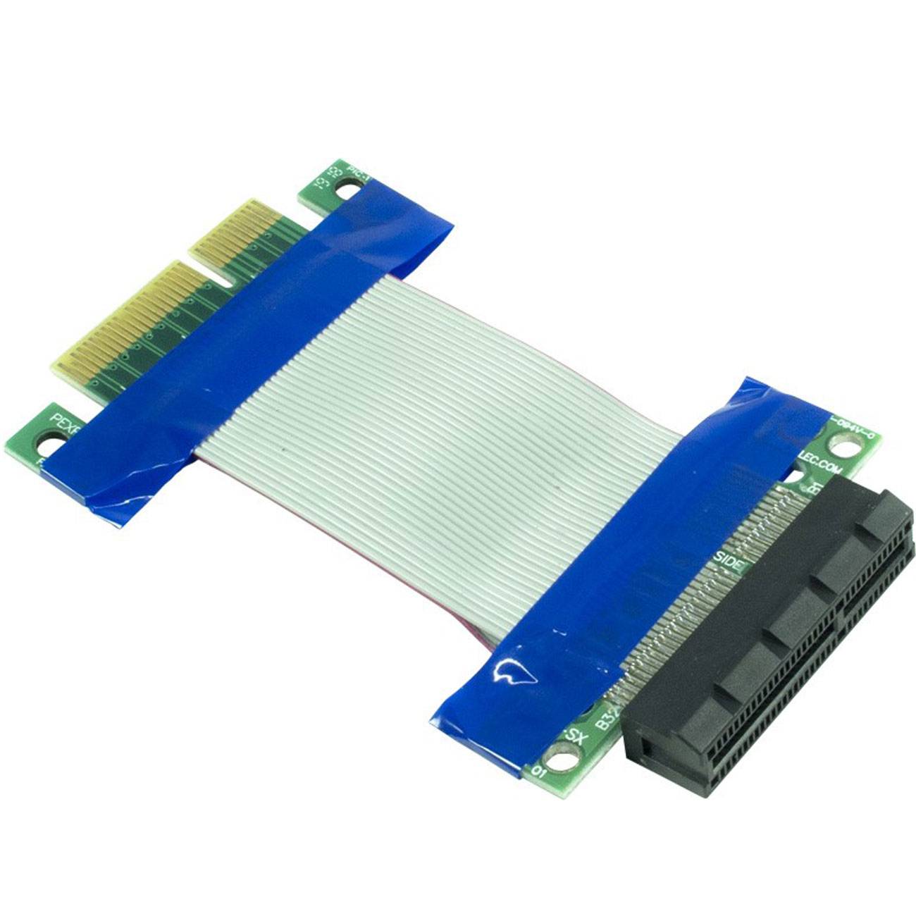 Inter-Tech Riser Card Extender 5 cm PCIe x4 flexibel Multimedia-Technik PCI Express Karten