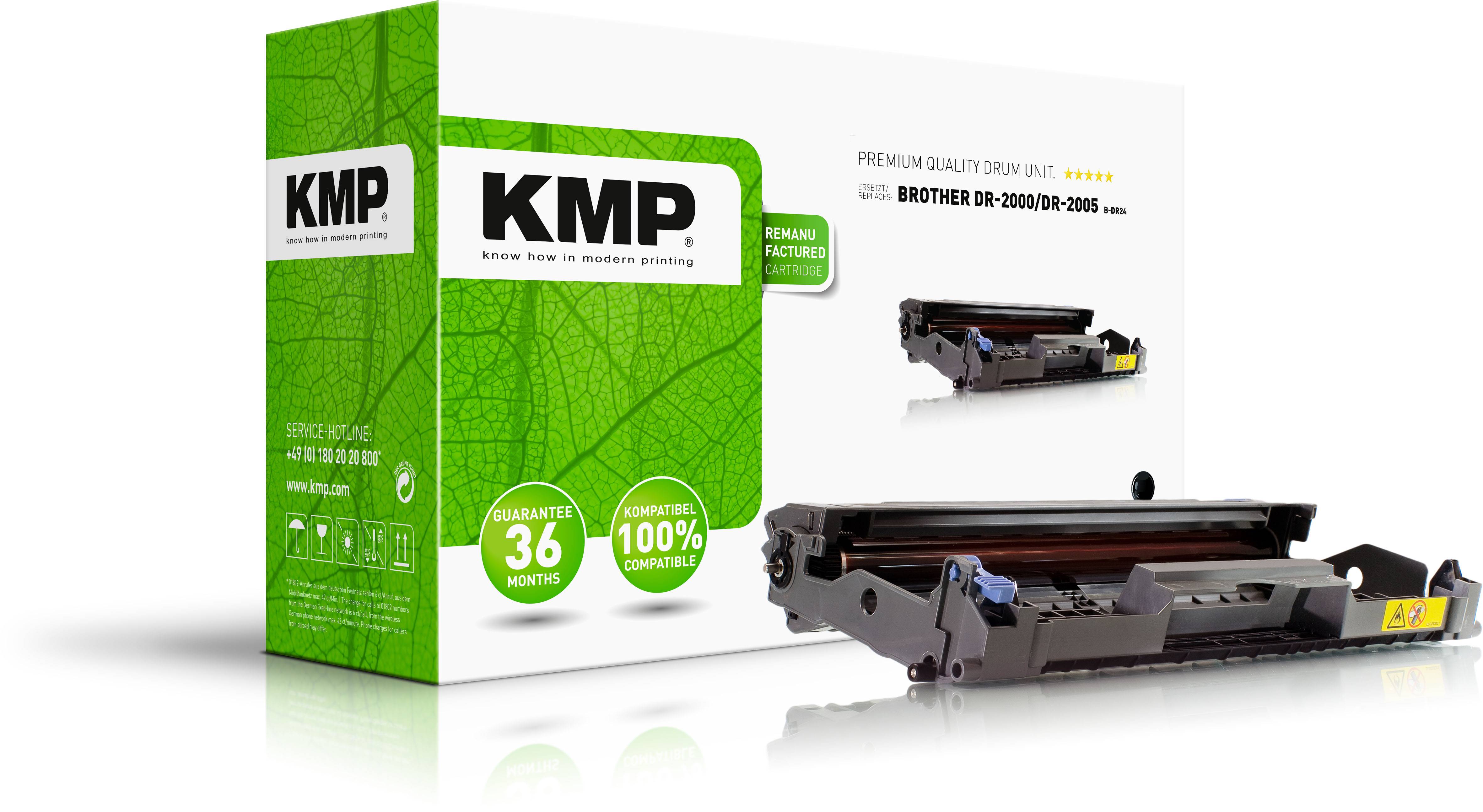 KMP Trommel Brother DR-2000/DR2000 12000 S. B-DR24 remanufactured Multimedia-Technik Toner