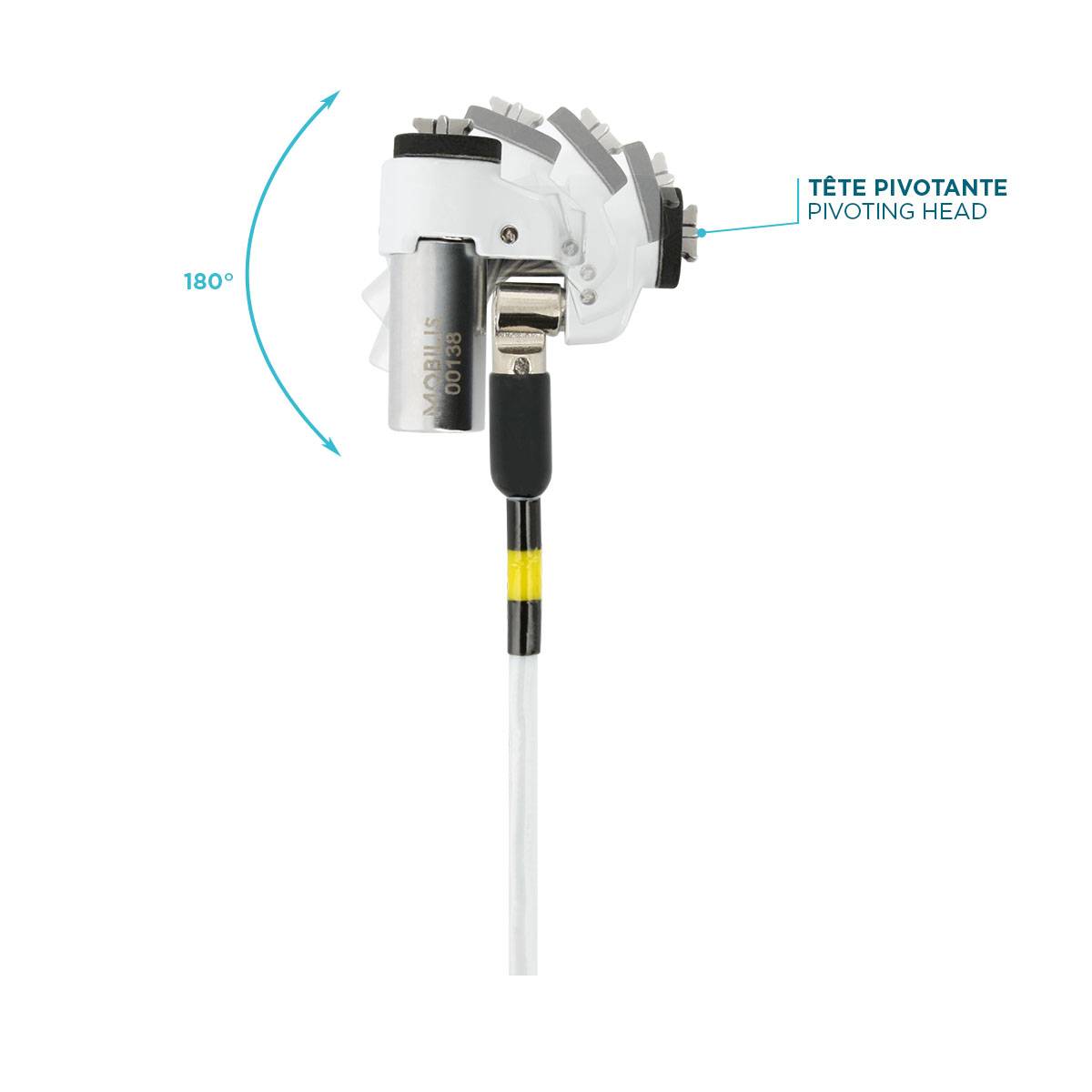 Mobilis Nano - Slim Rotating security lock - Key Multimedia-Technik Notebook-Sleeve