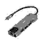 Equip Dock USB-C->HDMI,Gigabit LAN,2xUSB3.0,100WPD 0,25m Multimedia-Technik Dockingstation