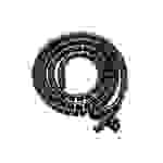 Equip Spiral-Kabelschlauch 100cm für Untertischmontage sw Multimedia-Technik