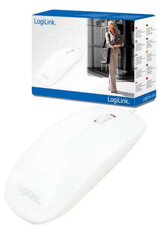 Logilink Maus USB Optical Scroll 1000dpi weiß Eingabe / Ausgabe Mäuse & Tastaturen