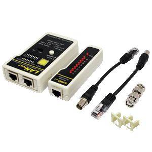 Logilink Kabeltester Netzwerk RJ45/RJ11/RJ12& BNC Stecker Multimedia-Technik Werkzeug