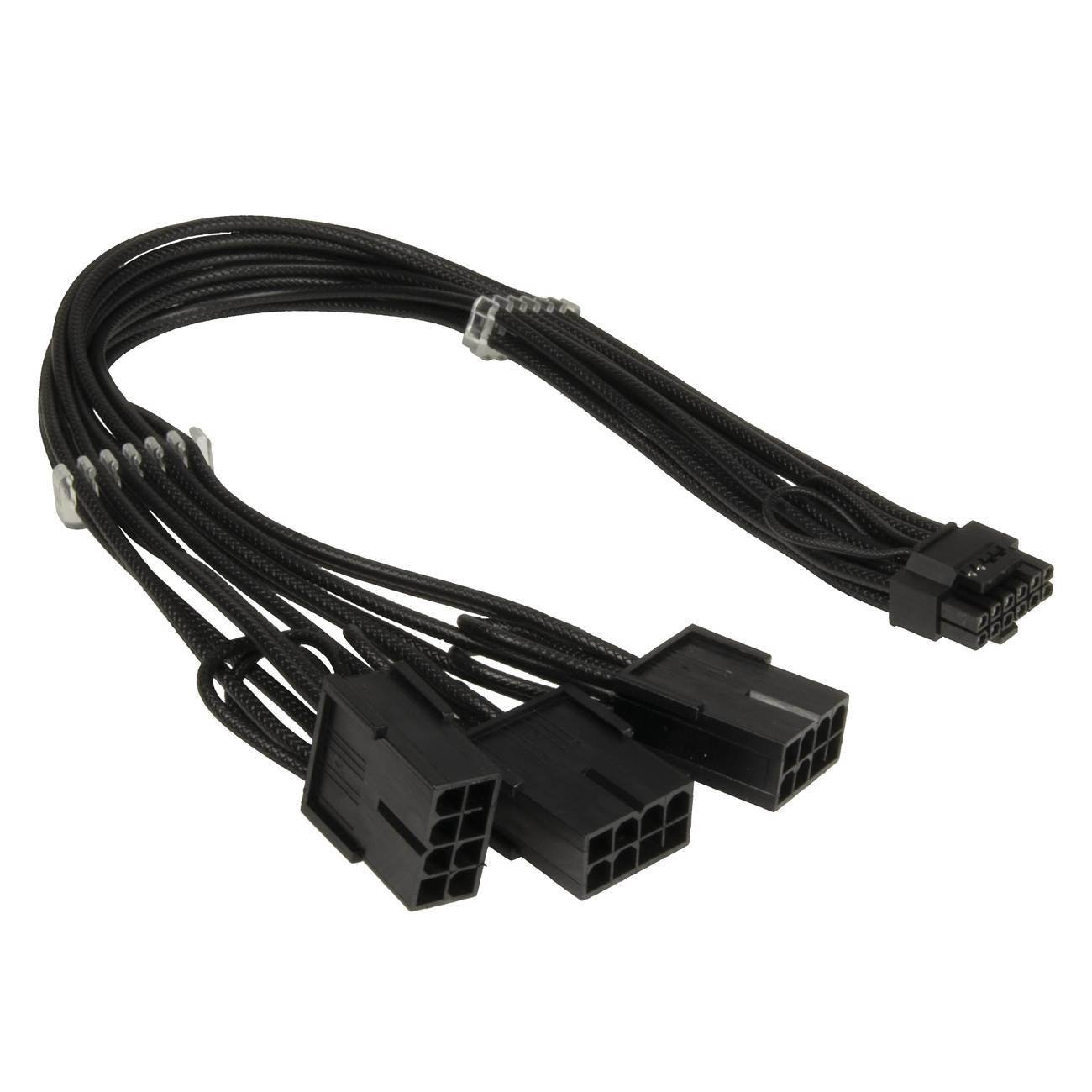 Inter-Tech Adapter GPU-02 (12pin) auf 3x8pin PCIe, 34cm Multimedia-Technik