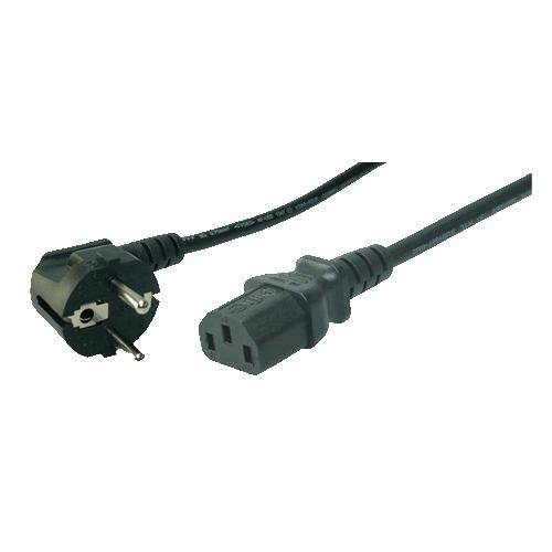 Logilink Power Cord, CEE7/7-C13, black, 3,00m Multimedia-Technik Stromkabel