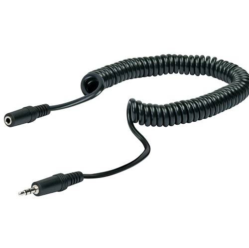 Schwaiger Kopfhörerverlängerung 3,5mm Klinke 5m Schwarz Multimedia-Technik Audio Zubehör
