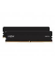 Crucial 32 GB 2x16 Pro DDR5-6000 CL48 UDIMM RAM Gaming Speicherkit DDR5  RAM-Module: 2 Stück  6000 MT/s CAS Latency CL 48  Anschluss:288-pin Sp